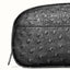 Ostrich Leather Toiletry Bag