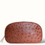 Ostrich Leather Toiletry Bag